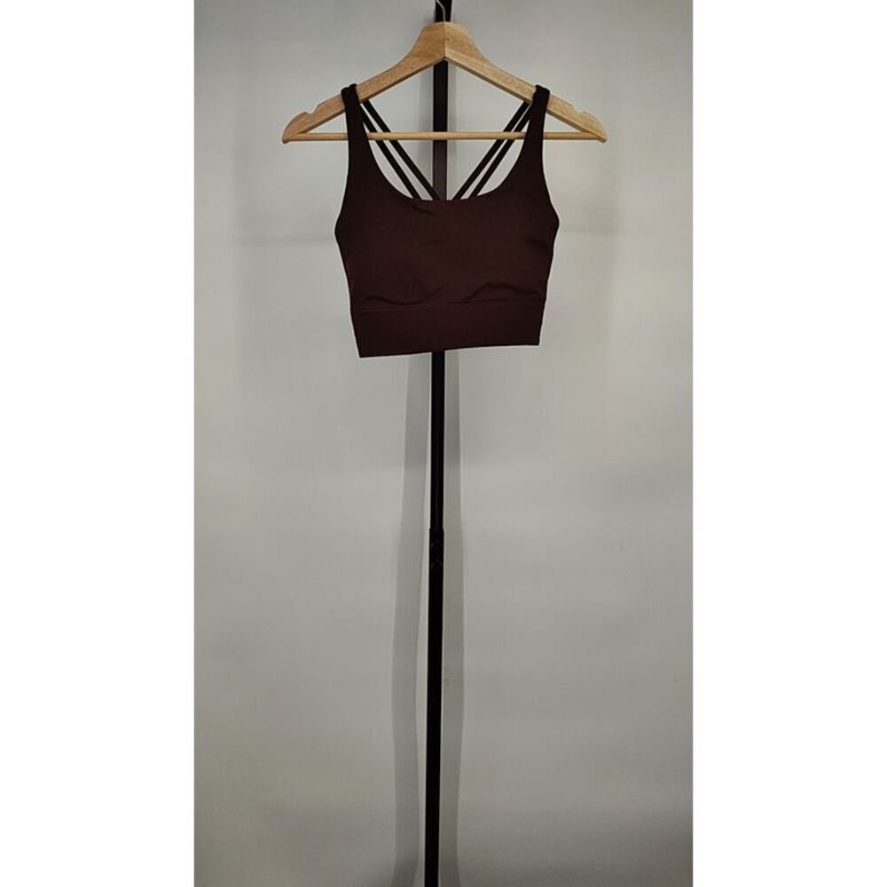 Quince Brown Sleeved Top M - Picture 1 of 3